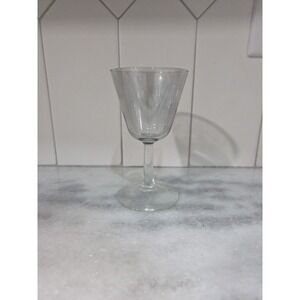 Cristal D'Arques Cordial Glass, Smoke Tint, Crystal Glassware, Vtg Wine Goblet